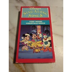 Disney's Sing Along Songs Very Merry‎ Christmas ©1988 Holiday Season Collectible
